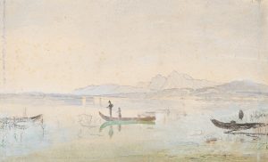 Voralpenlandschaft mit See