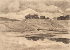 Landschaft mit Fluss