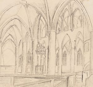 Kircheninneres mit Kanzel
