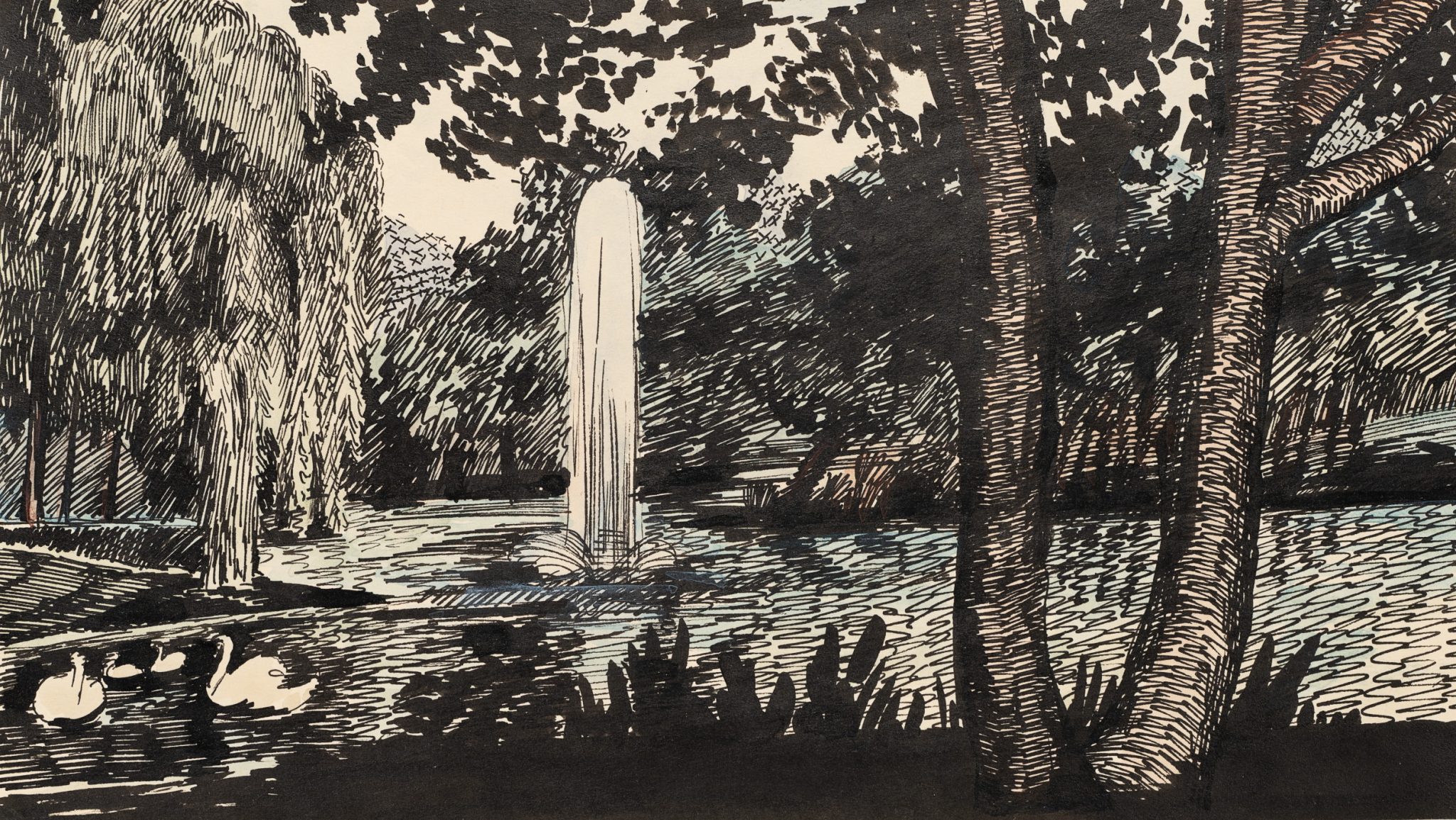 Fontäne im Park