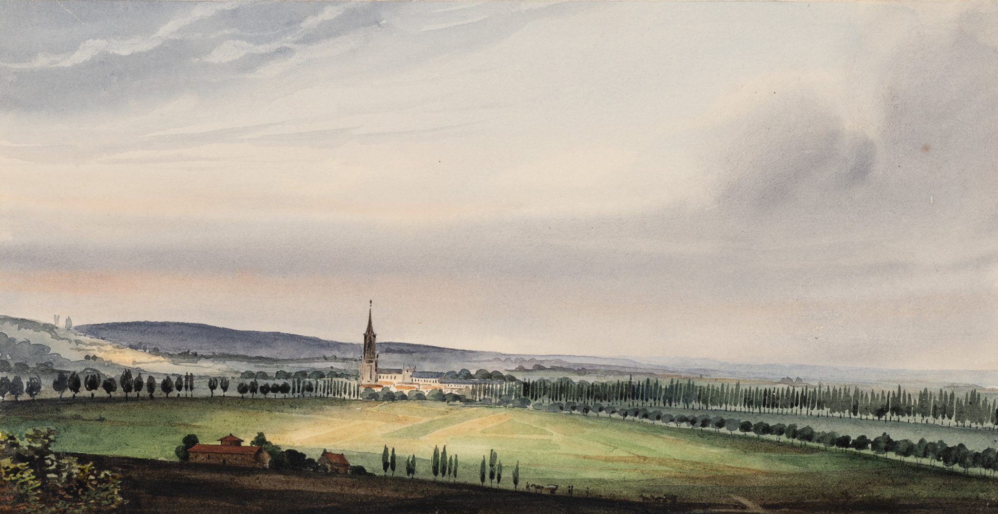 Panoramaansicht einer Kirche