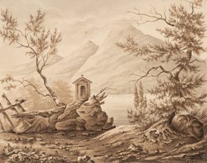Andachtskapelle am Gebirgssee