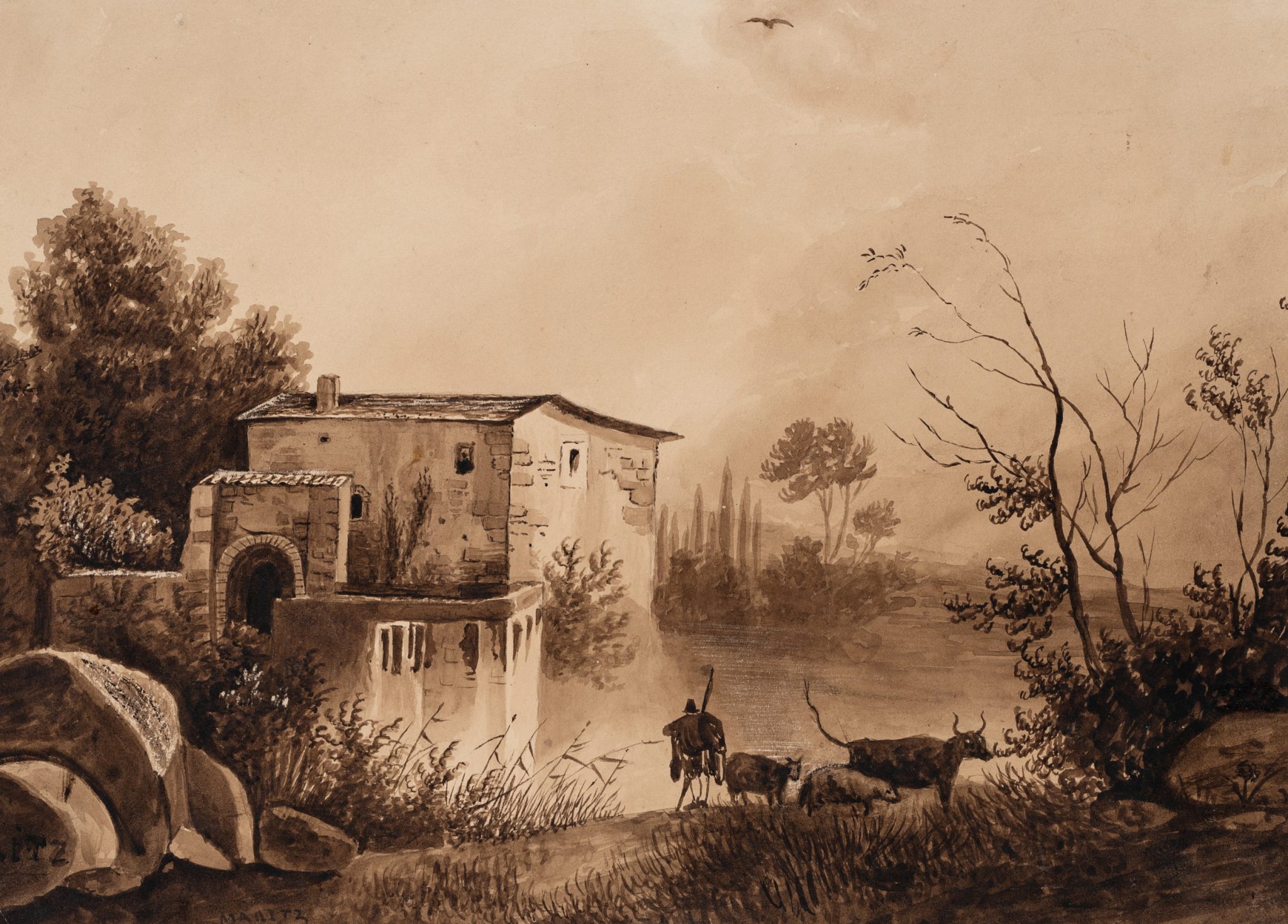 Mühle am Fluss
