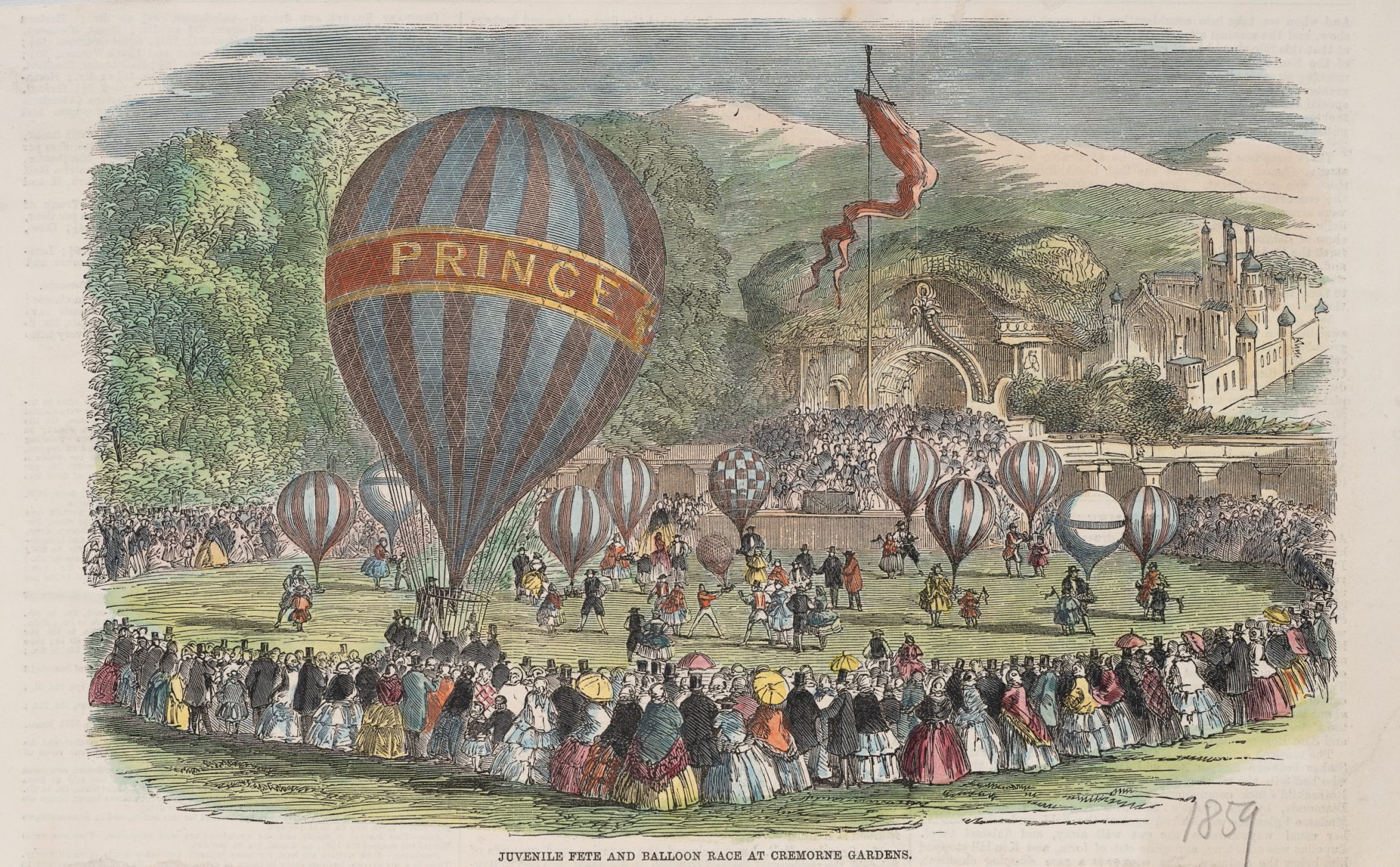 Ballonfahrt in Cremorne Gardens