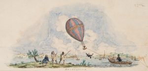 Ballonfahrt am See mit Unglück