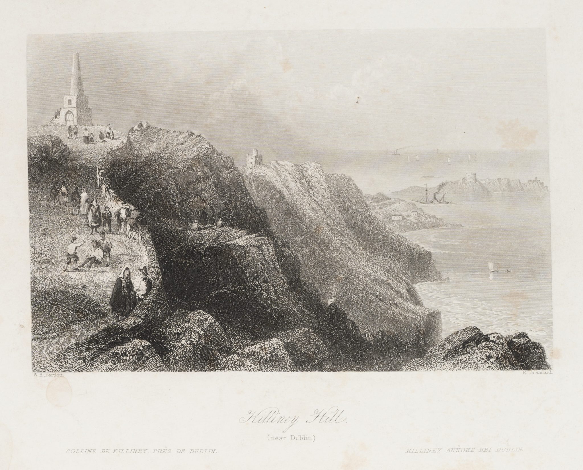 Küstenlandschaft bei Dublin