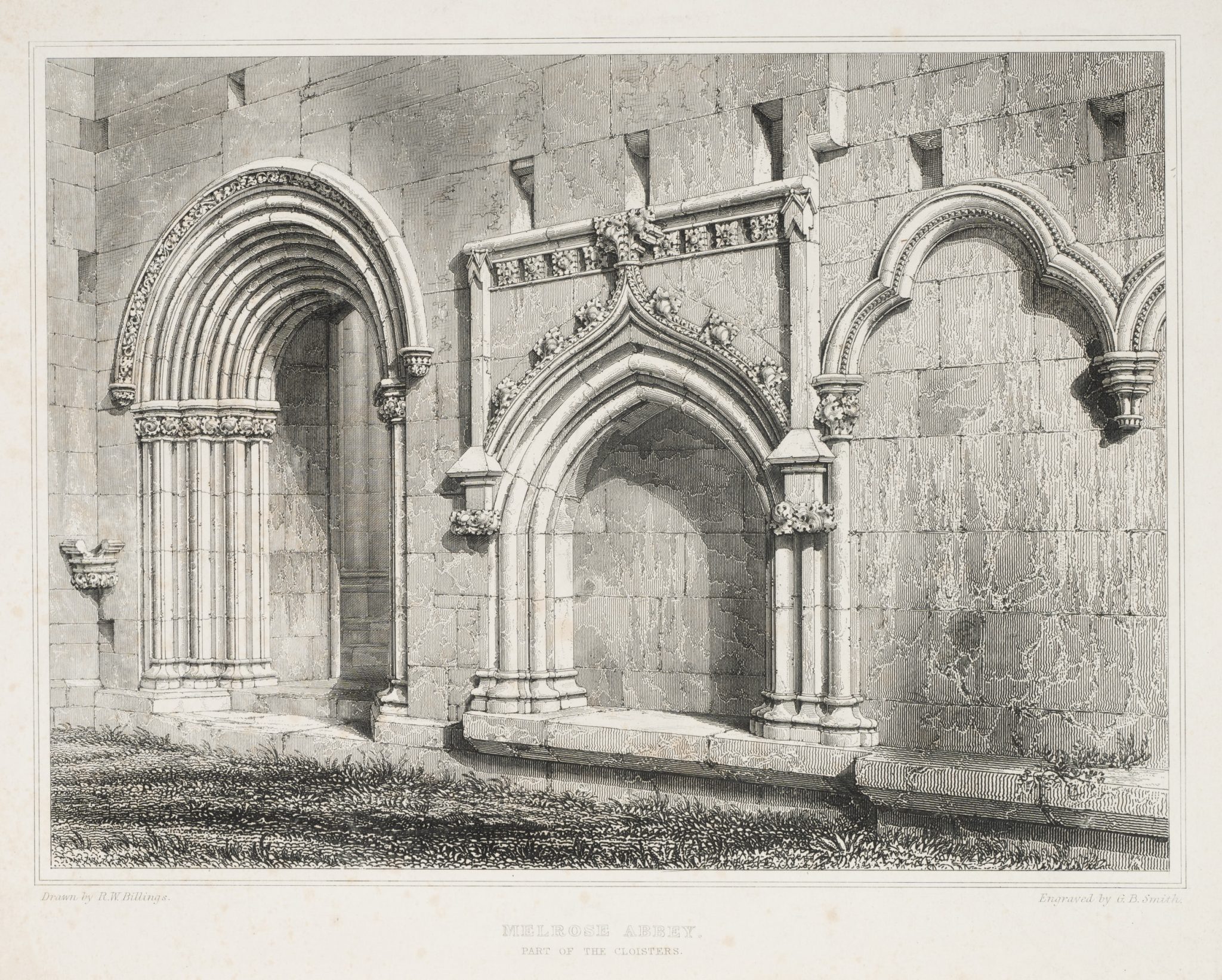 Portal von Melrose Abbey