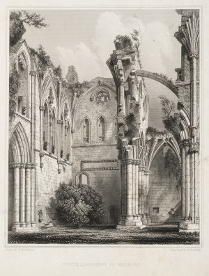 Querschiff der Ruine Melrose Abby