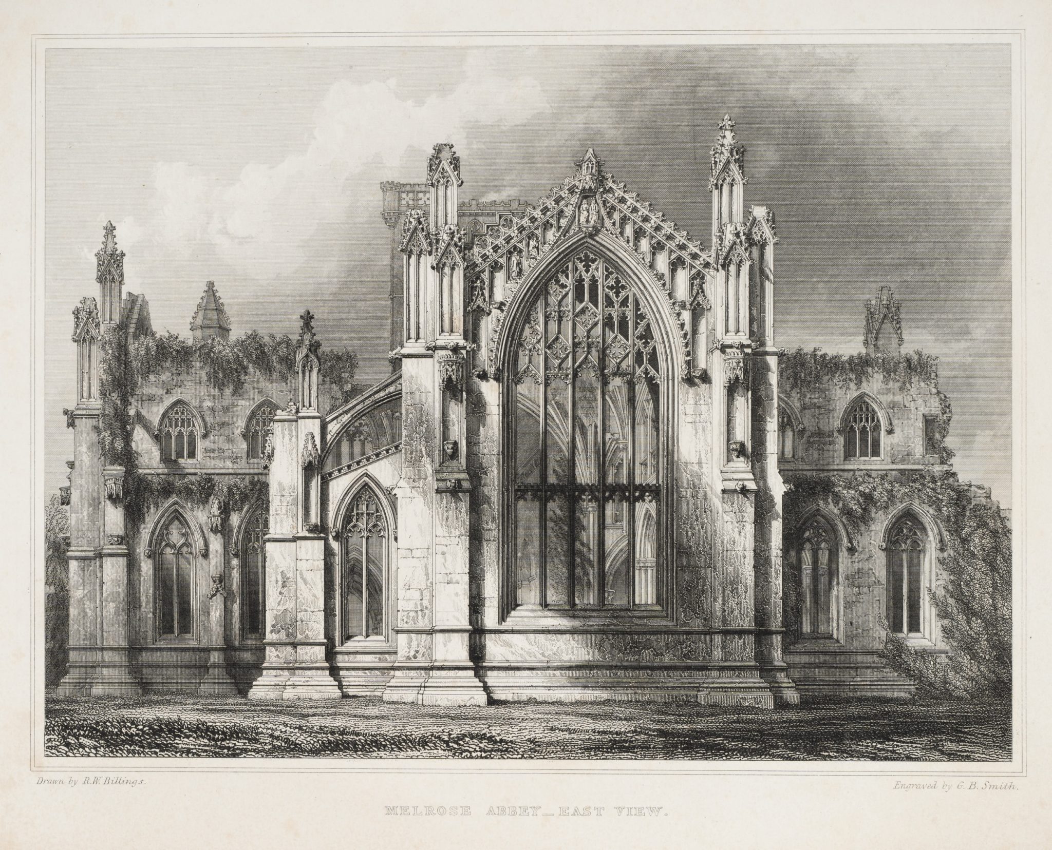 Melrose Abbey Ostansicht