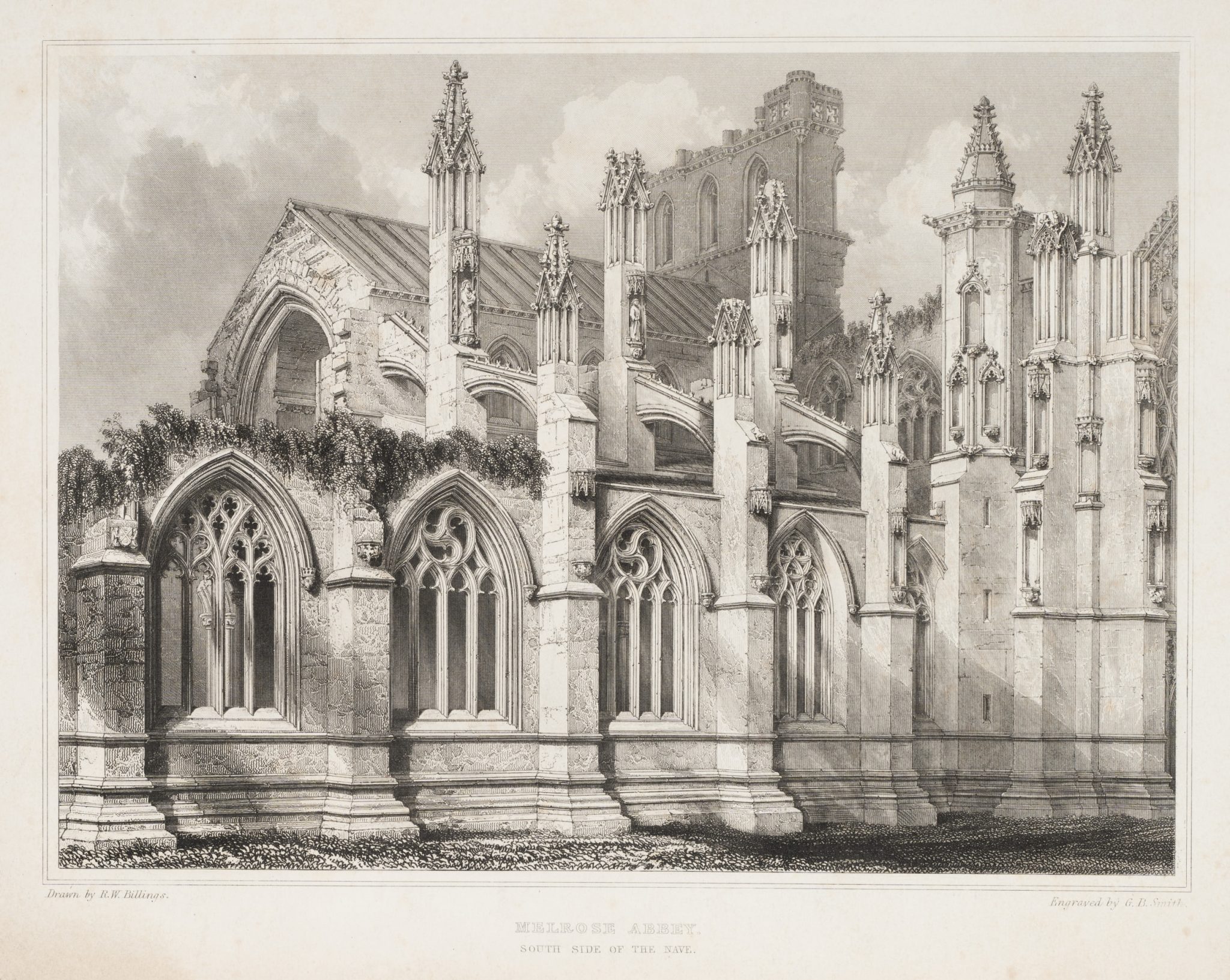 Melrose Abbey Ansicht