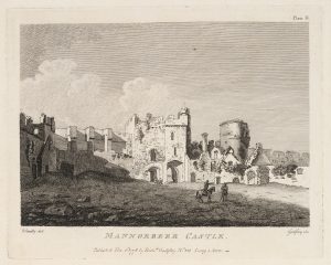 Manorbier Castle, Ruine der Burg
