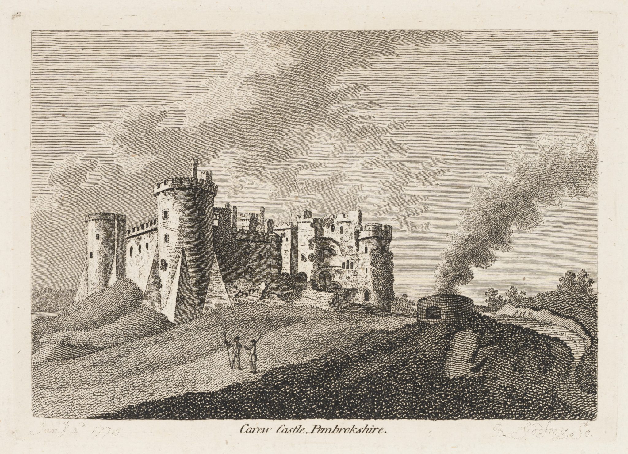 Carew Castle Kunstwerk