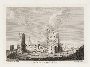 Ruinen der alten Kirche Dover Castle