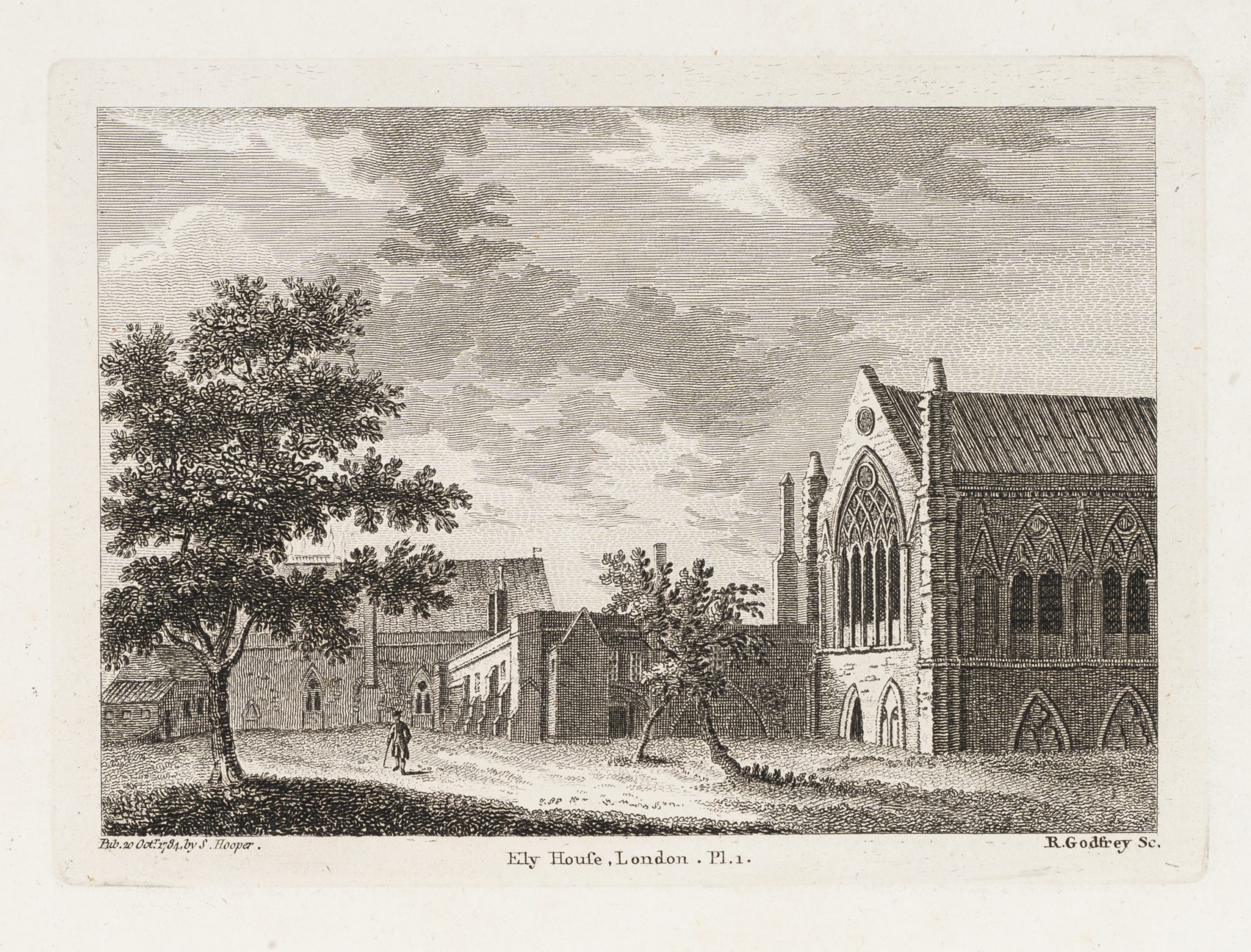 Ansicht des Ely House, London