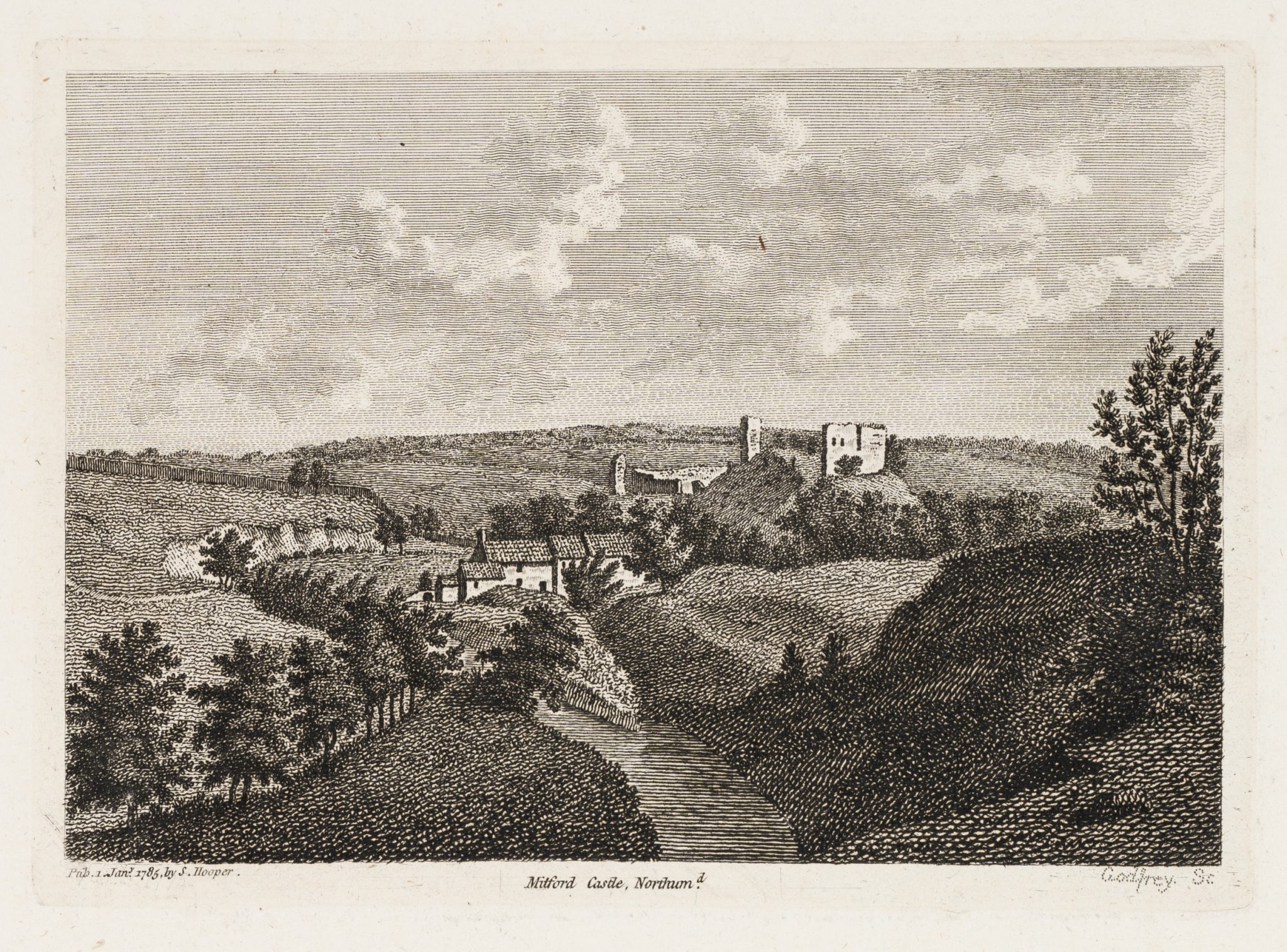 Mitford Castle, Northumberland