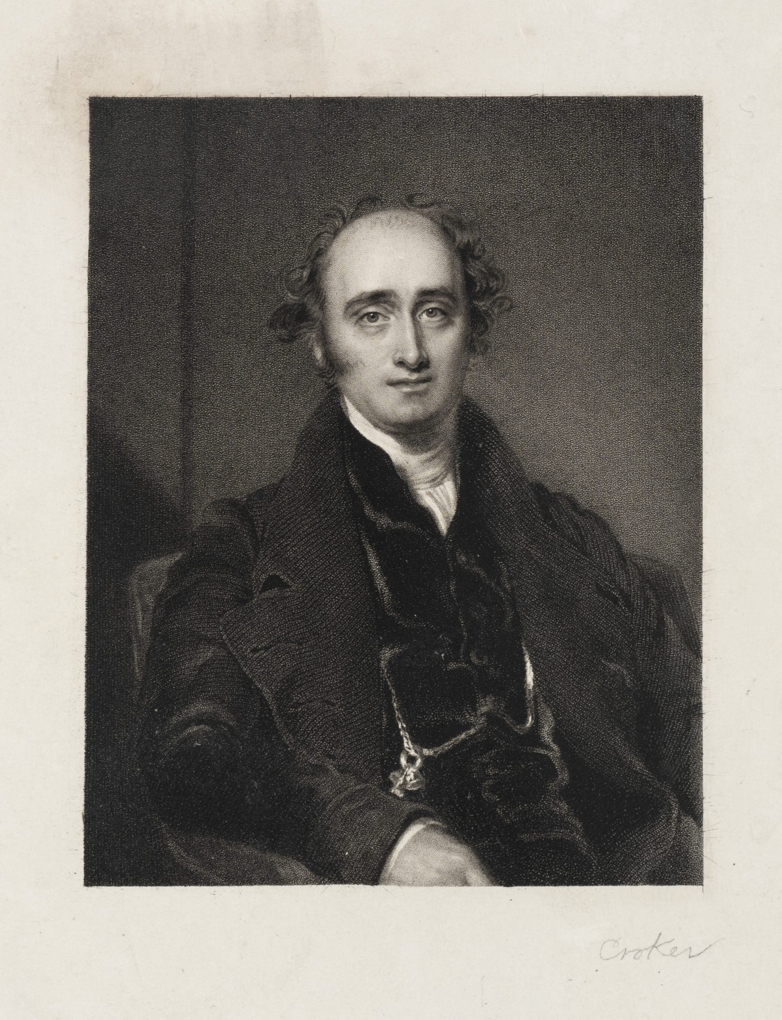 Porträt J. W. Croker (1780-1857)
