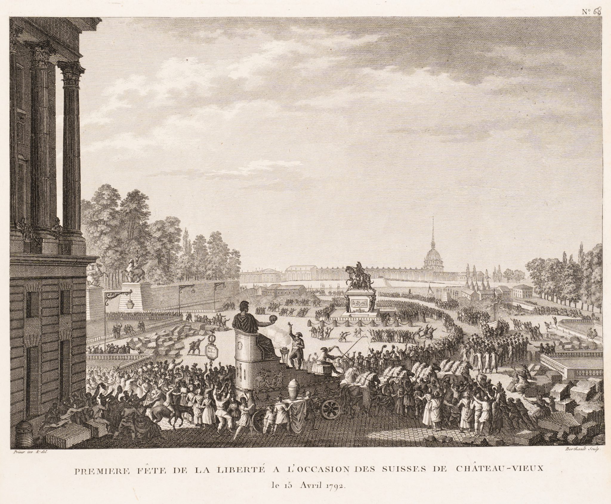 Premiere Fete de la Liberte, Paris 1792