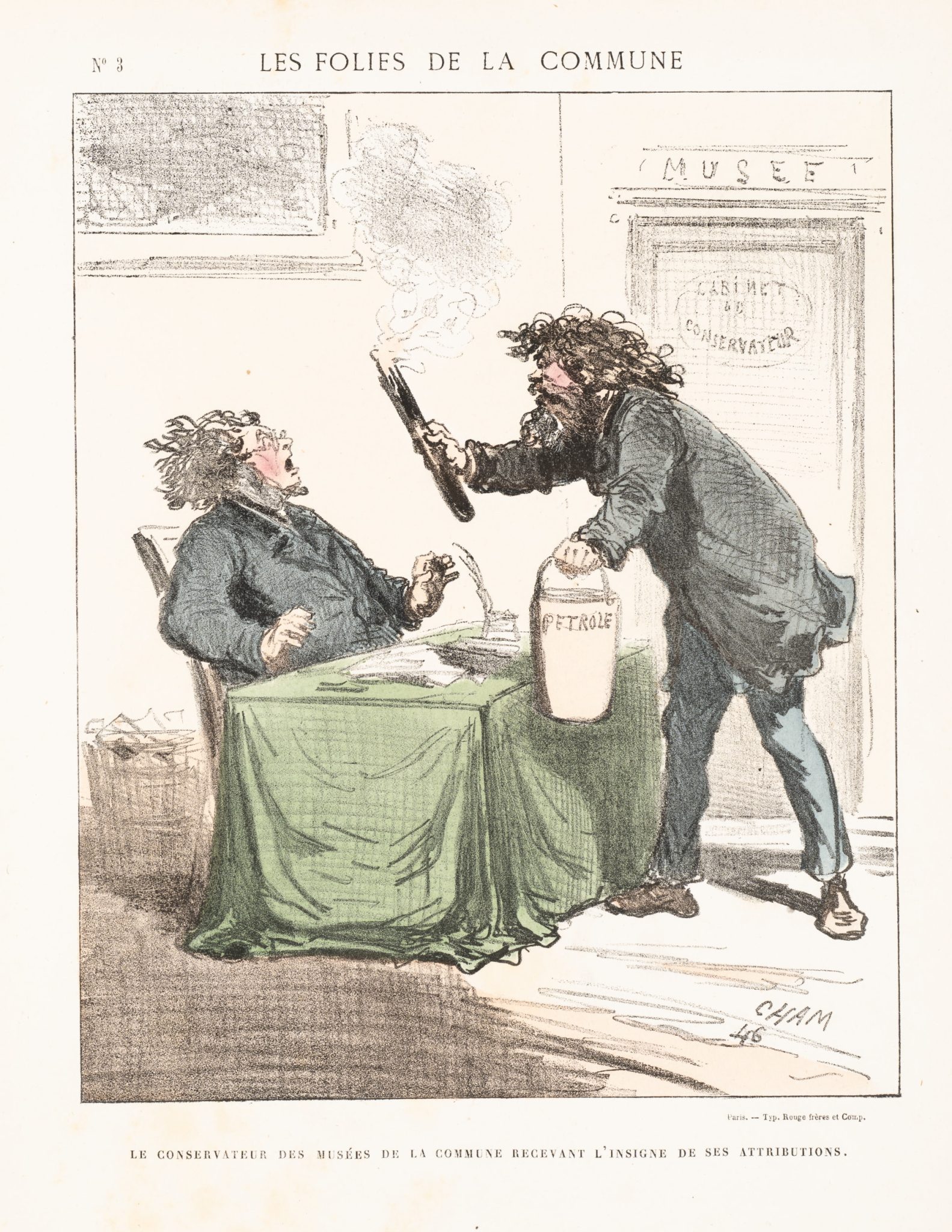 Karikatur. Museum der Kommune