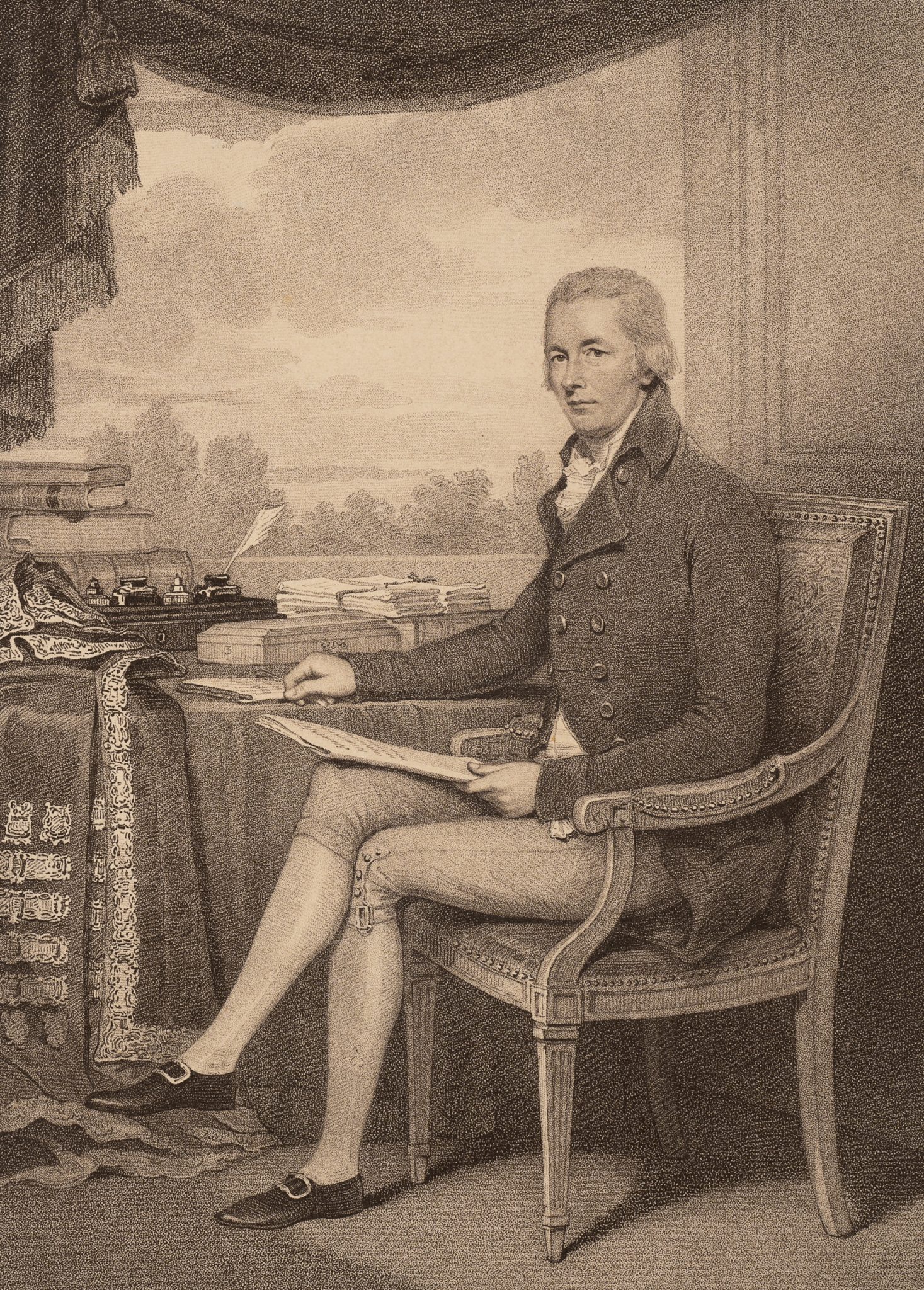 Porträt W. Pitt d. J. (1759-1806)