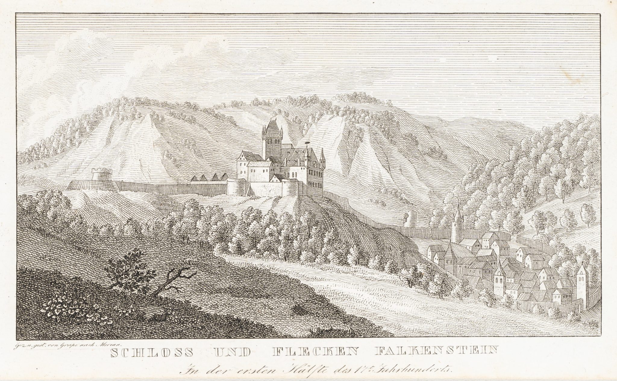 Schloss Falkenstein Landschaft