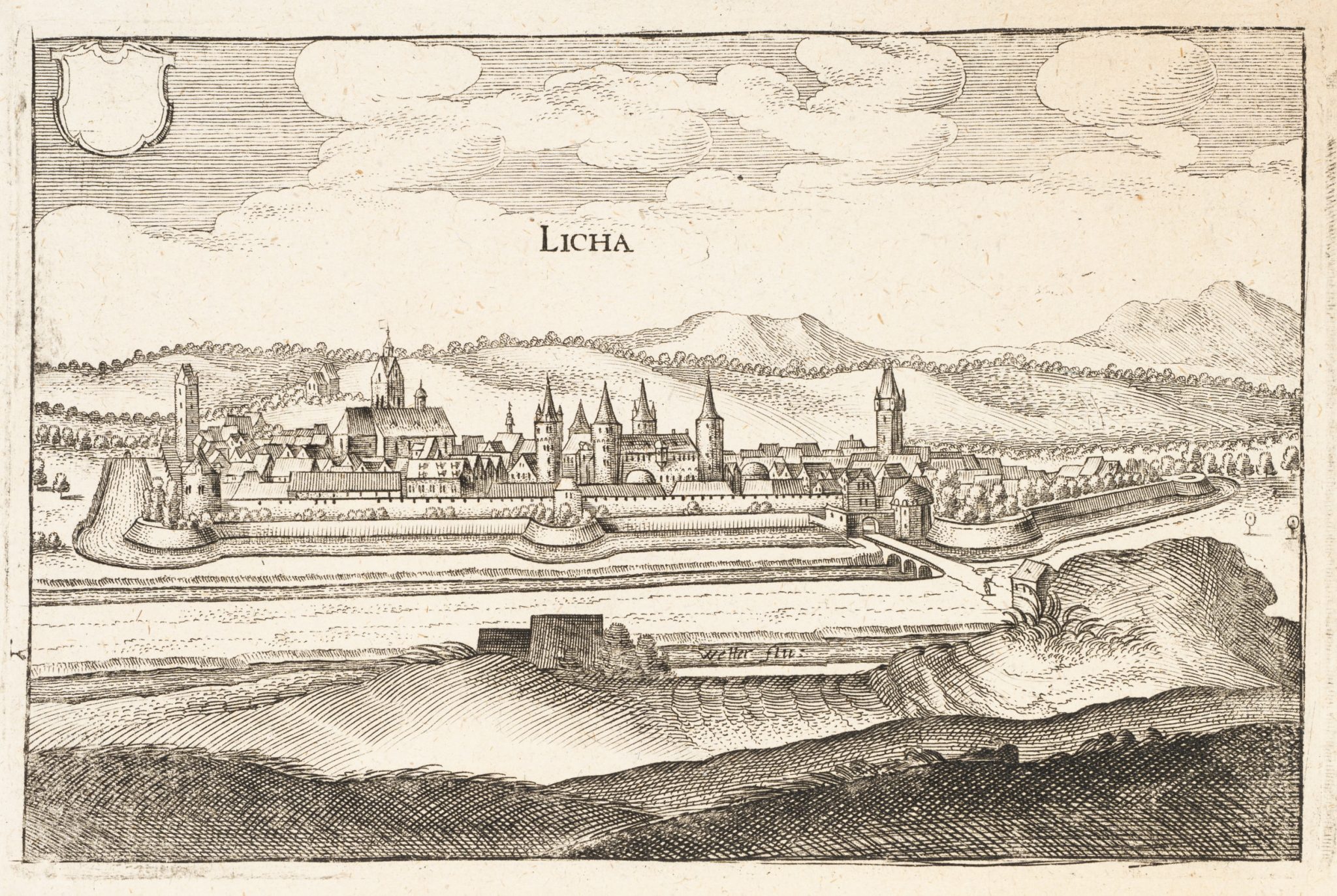 Stadtansicht von Lich