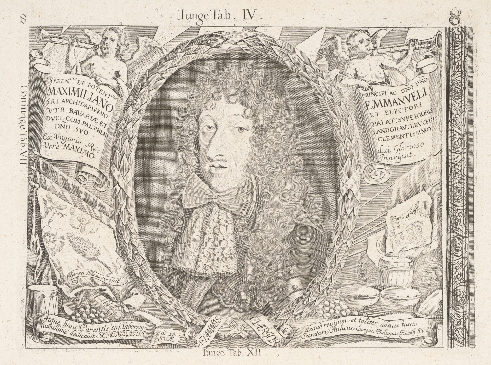 Porträt von Maximilian II. Emmanuel
