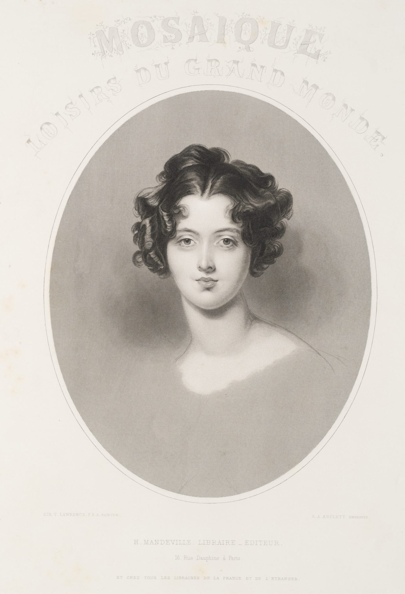 Countess of Darnley, Titel zu Mosaique