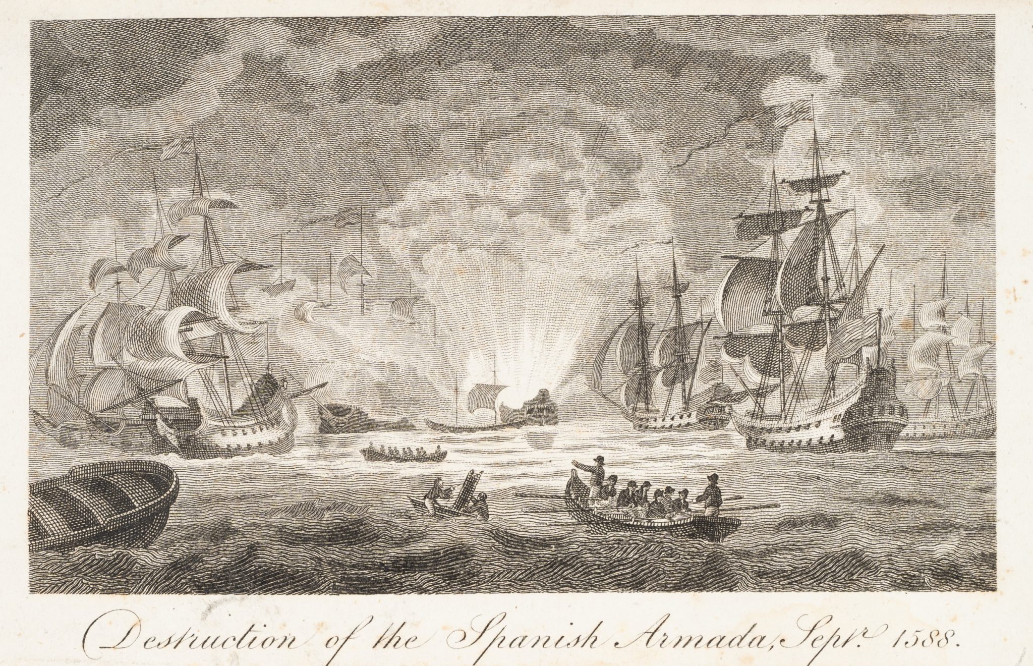 Zerstörung der Spanischen Armada