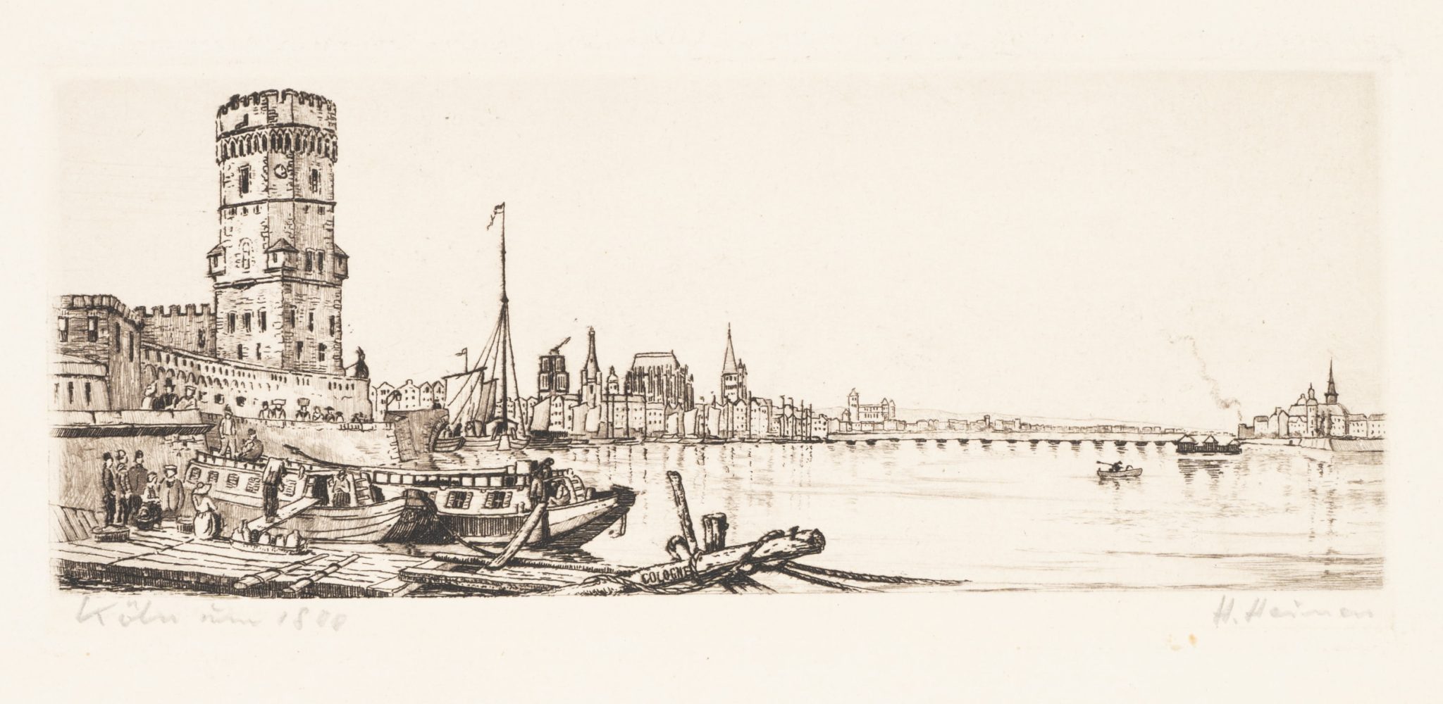 Ansicht von Köln um 1800