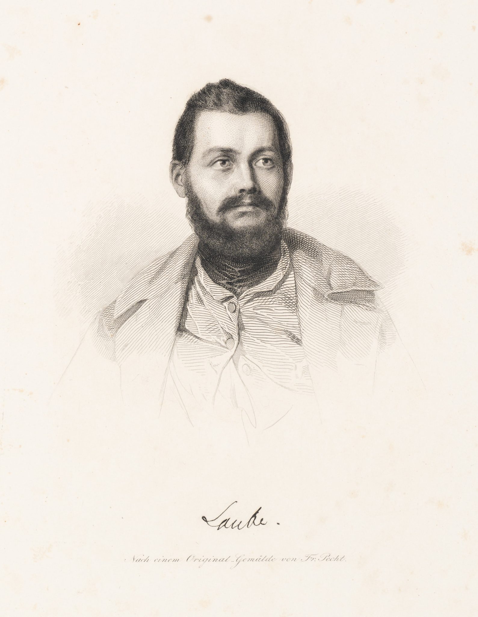 Porträt des Heinrich Laube