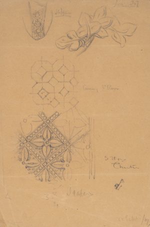 Studie gotischer Ornamente