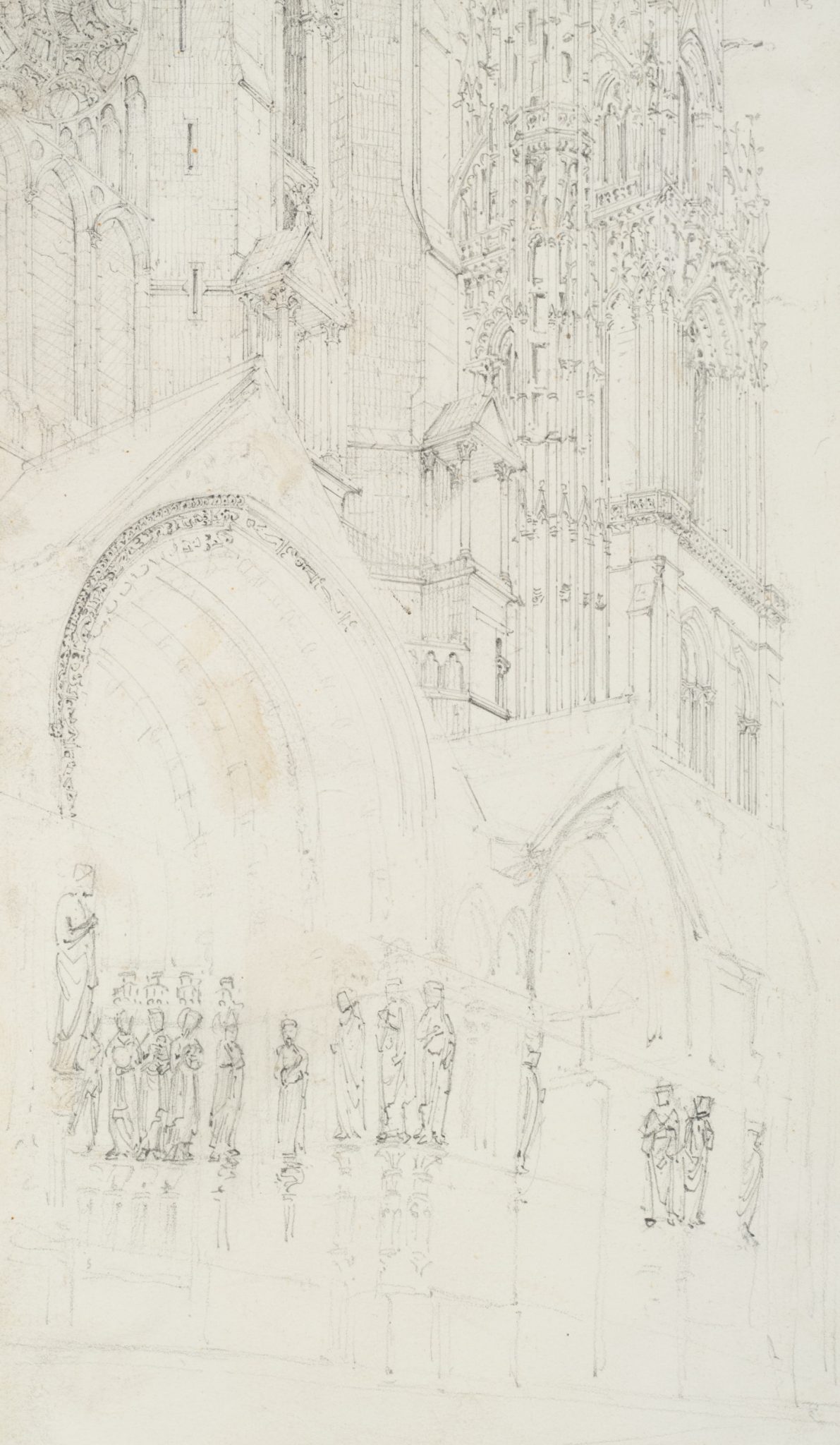Portal einer gotischen Kathedrale