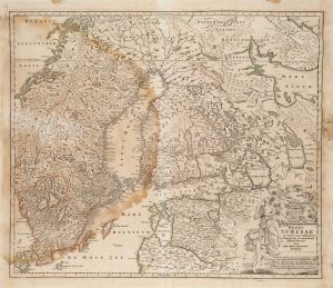 Historische Karte von Schweden
