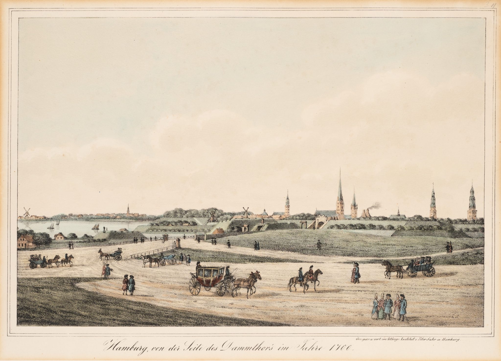 Hamburg im Jahre 1700