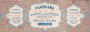 Titelblatt zu "Panorama des rechten Elb-Ufers"