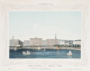 Hamburg. Hotel de Russie und Streits Hotel