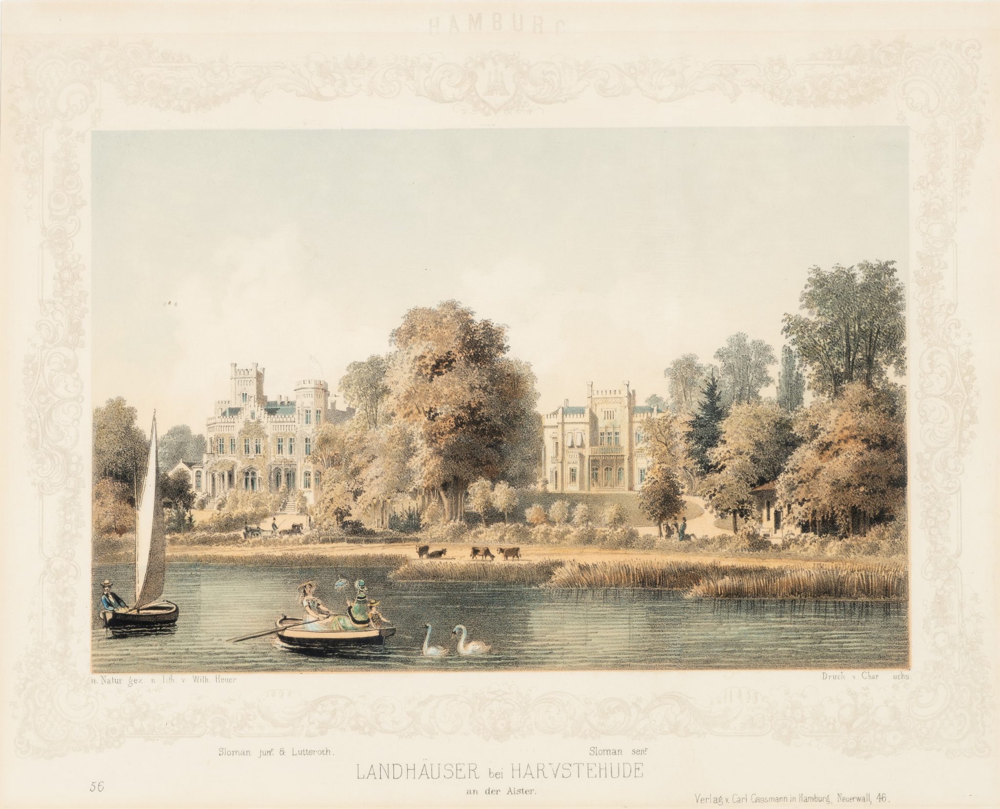 Landhäuser bei Harvestehude, Hamburg