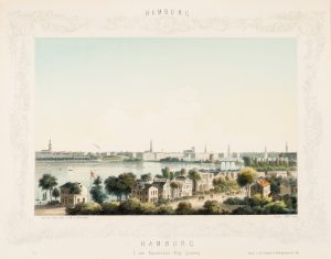 Ansicht von Hamburg