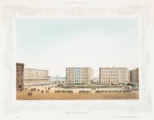 Rathausmarkt in Hamburg