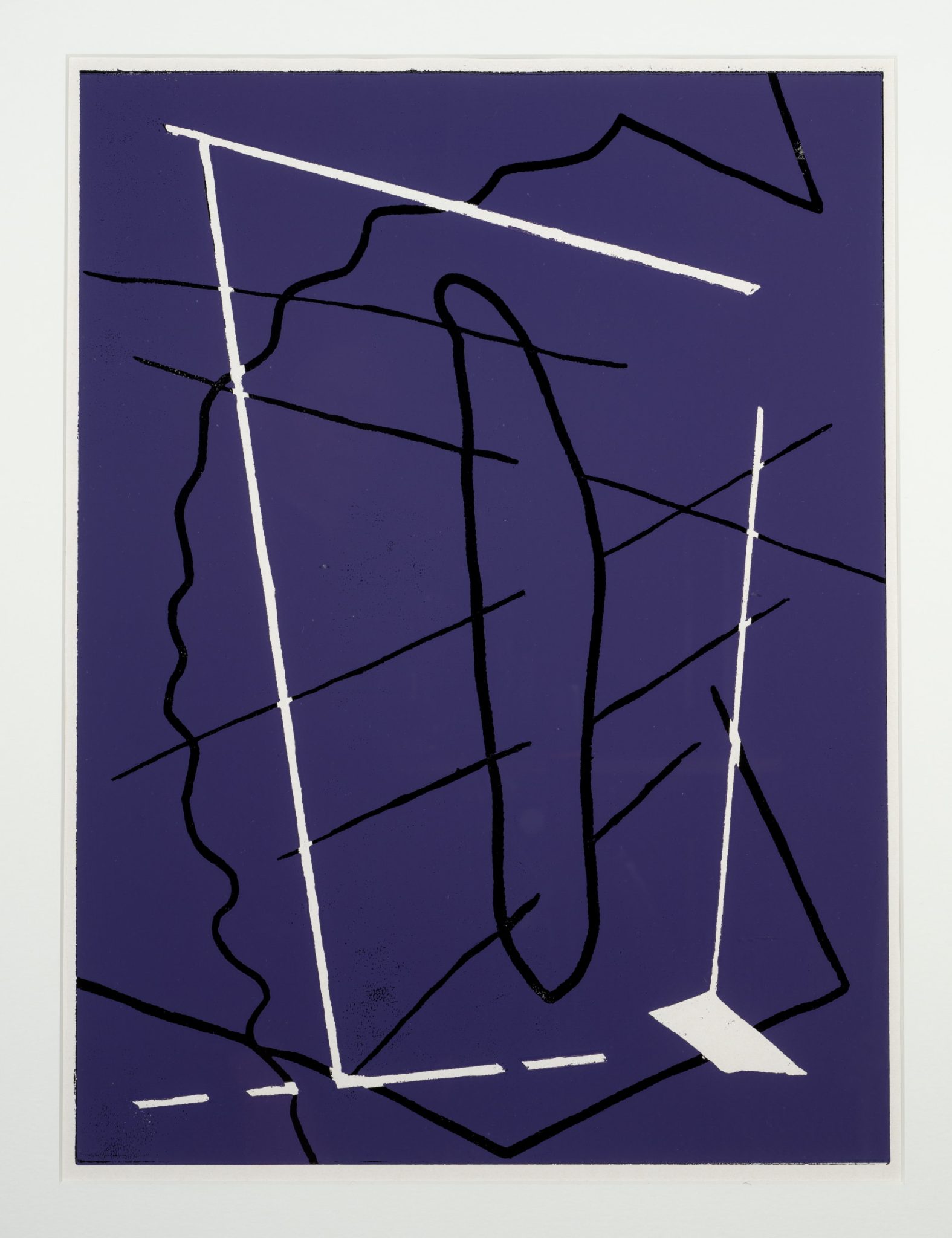 Abstrakte Linienkomposition, Werknummer 142B