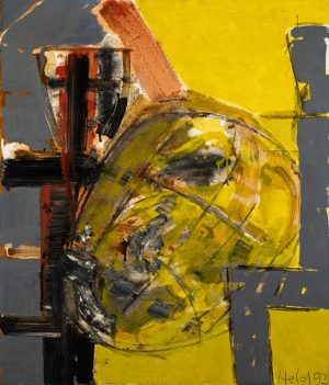Nr. 8. Abstrakte Form in Gelb