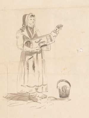 Musiker mit Saiteninstrument