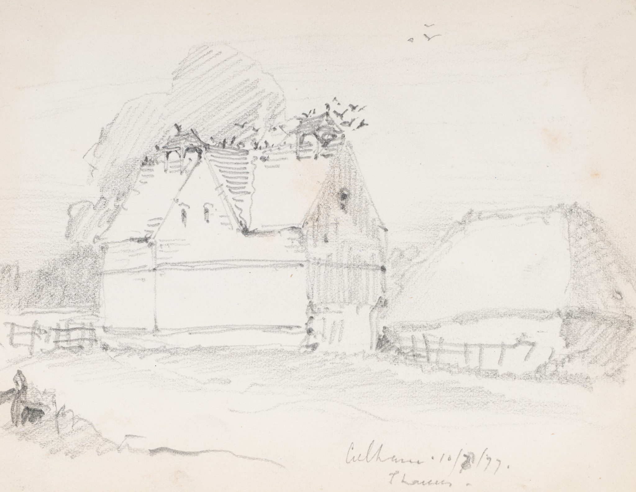 Bauernhaus mit Taubenschlägen