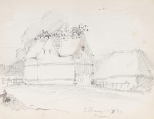 Bauernhaus mit Taubenschlägen