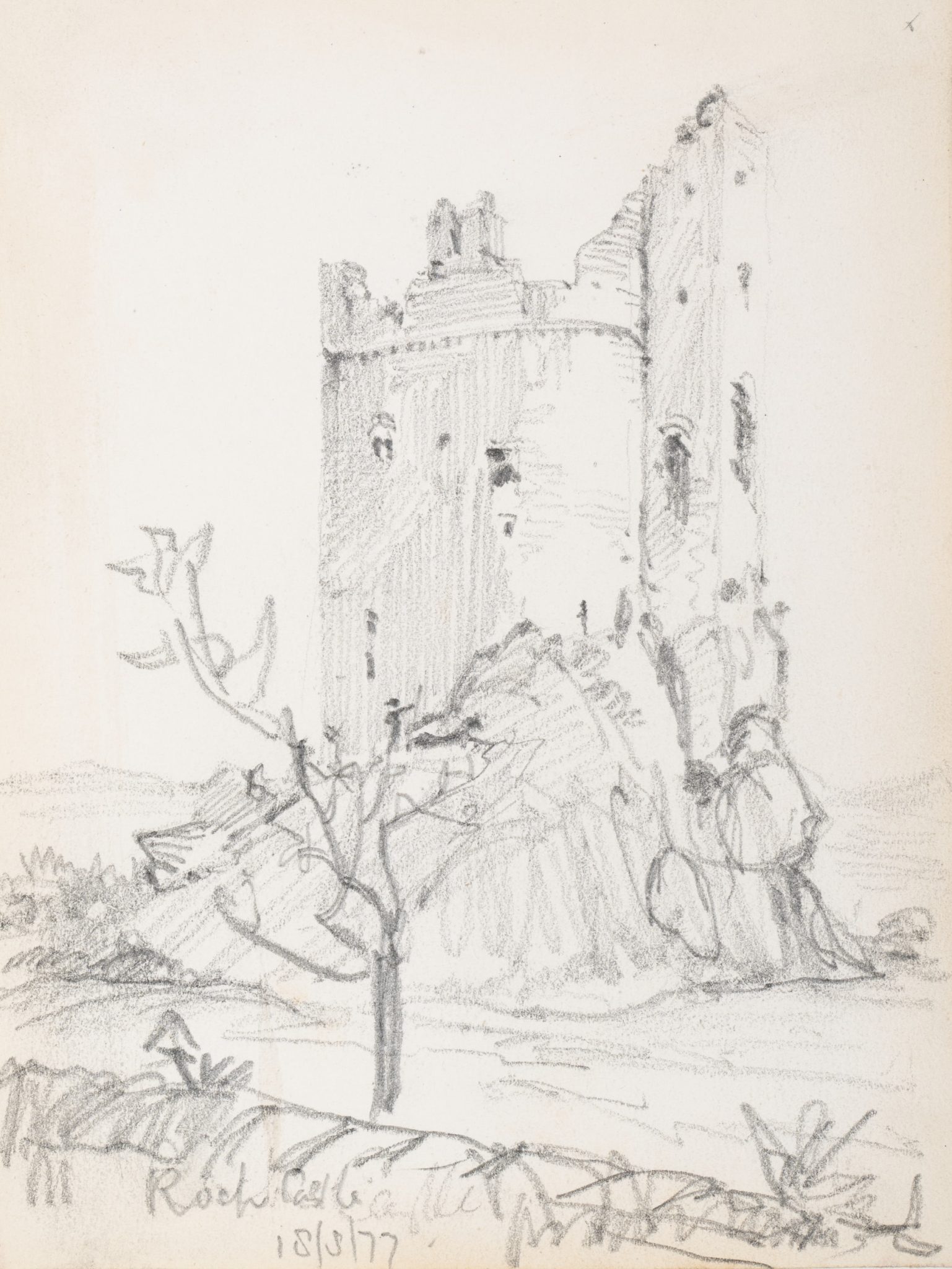 Rochhill Castel bei Haverfordwest, Wales