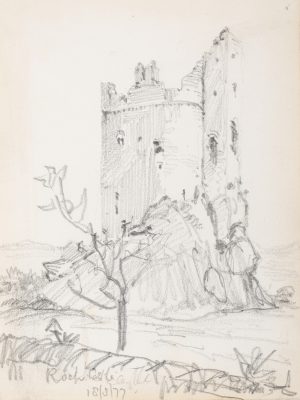 Rochhill Castel bei Haverfordwest, Wales