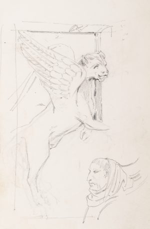 Geflügelter Löwe. Markuslöwe