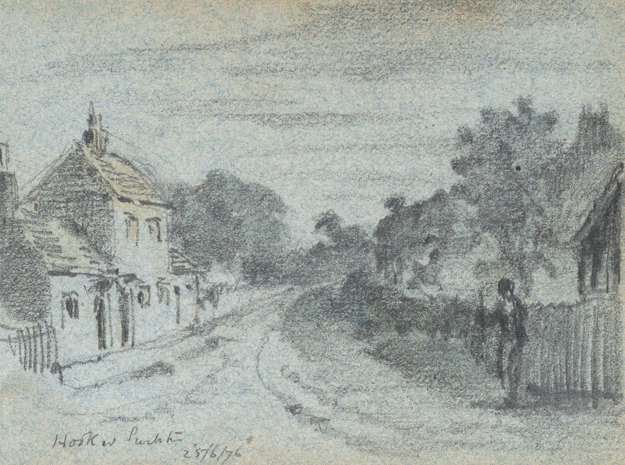 Ländliche Straßenszene