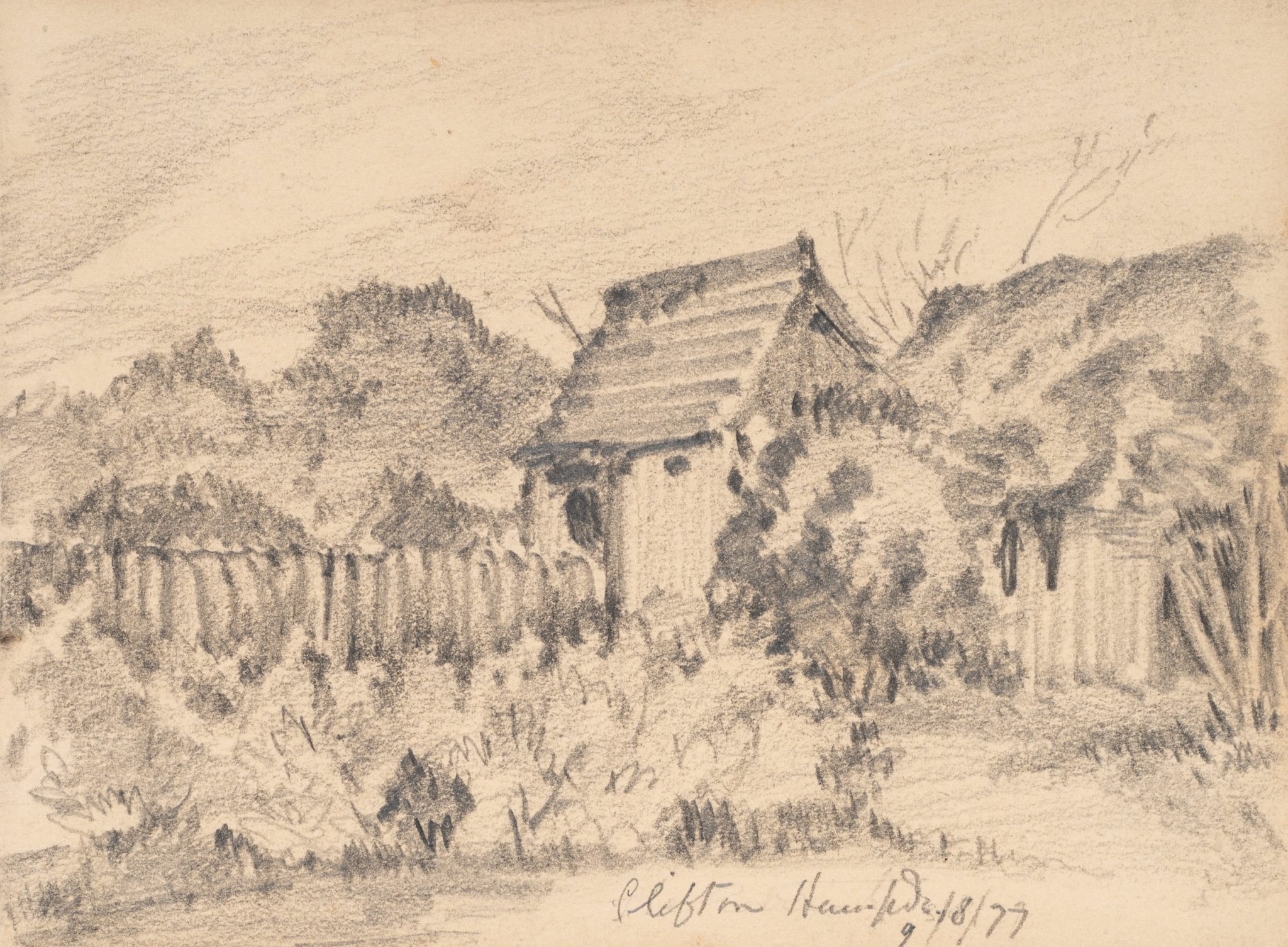Ortsrand von Clifton Hampden