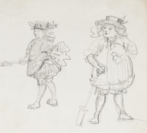 Modestudie. Kindermode England
